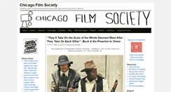 Desktop Screenshot of chicagofilmsociety.org